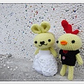 雞新郎 & 兔新娘．婚禮娃娃