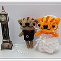 虎斑貓．婚禮娃娃