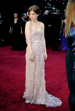 Kate 
Mara in Elie Saab