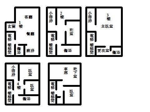 藝術賞豪宅別墅格局圖