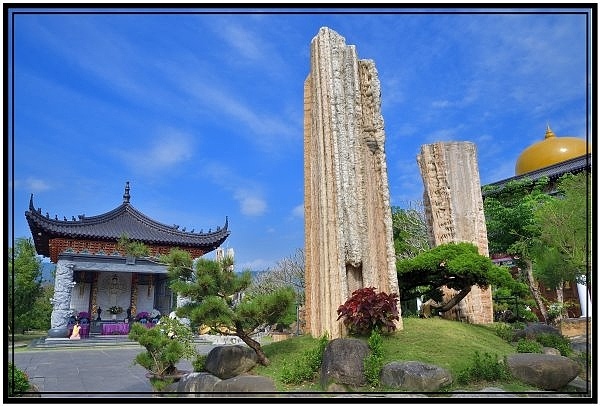 台南楠西旅遊名勝玄空法寺與永興吊橋