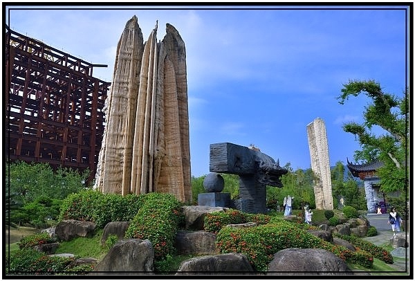 台南楠西旅遊名勝玄空法寺與永興吊橋