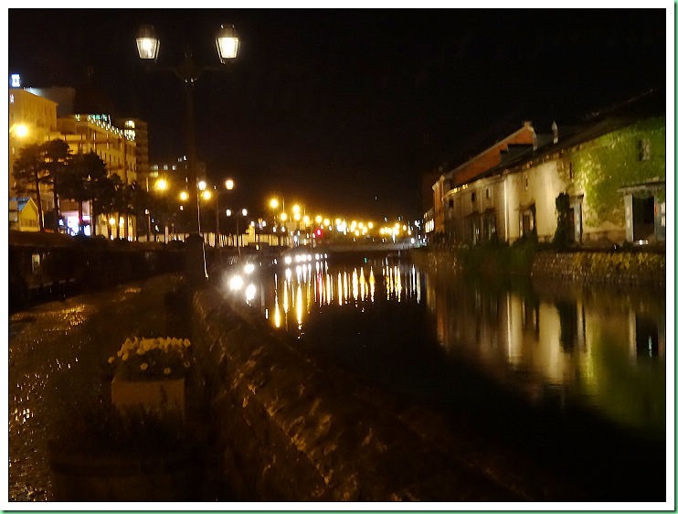 20140724_007 雨中的小樽運河夜景 003s