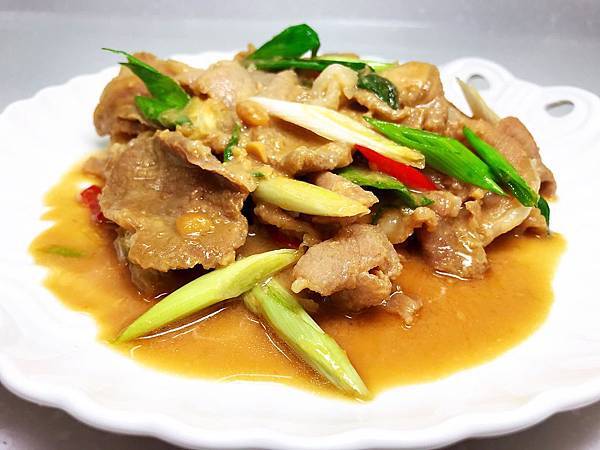 20181107-蒜苗味噌炒肉片 20181107-蒜苗味噌炒肉片