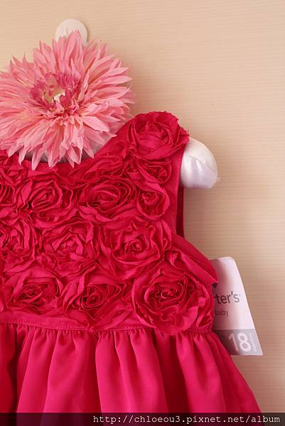 Carter's 玫瑰花洋裝 小禮服