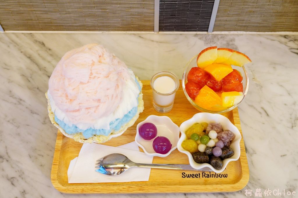 台南雪花冰 網美系冰品 今夏必吃 Sweet Rainbow 彩虹雪冰館-台南店 創意多種口味 視覺味覺好享受14.jpg