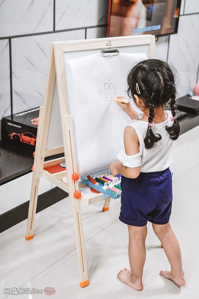 親子好物開箱 Teamson Kids小藝術家梵谷兒童雙面畫架-紅 高質感三用畫板 可調整高度 (限時開團32.jpg