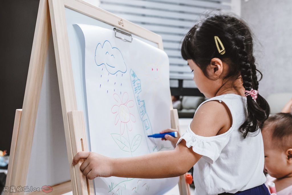 親子好物開箱 Teamson Kids小藝術家梵谷兒童雙面畫架-紅 高質感三用畫板 可調整高度 (限時開團36.jpg