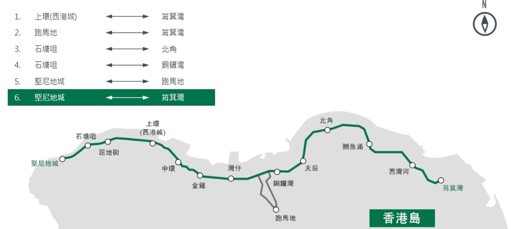 香港三天兩夜親子行程 赤柱 海洋公園 叮叮車 必搭電車全景遊發現老香港 堅尼地城 藝里坊壁畫叮叮車路線.jpg