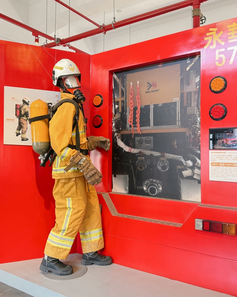台南親子景點｜臺南市消防史料館 一起來認識消防員的工作25.jpg