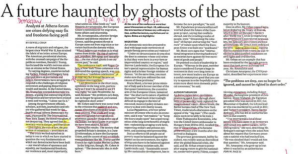 20160923 A future haunted by ghosts of the past OK 20160923 A future haunted by ghosts of the past OK