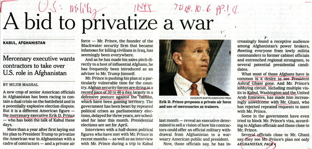 5. 20181015 A bid to privatize a war.jpg 5. 20181015 A bid to privatize a war.jpg