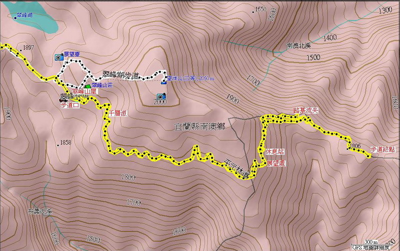 59山毛櫸國家步道航跡圖 