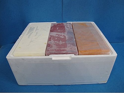 綿綿冰 一箱3種口味，百香果、桑葚、酸梅(每塊長35cm寬14cm高16cm約6.5公斤)