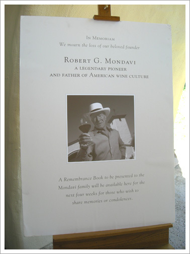 Robert Mondavi 五月才剛過世，享年 94 歲