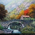 10626_Miguel Peidro_ART2016_8_Puente viejo y molino sobre el rio Tielve Picos de Europa_65x46cm_Oil on canvas_ 2015.jpg