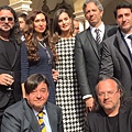 Belmonte and other artists with her majesty the Queen Letizia of Spain, Letizia is the woman dressed in black & white.jpg