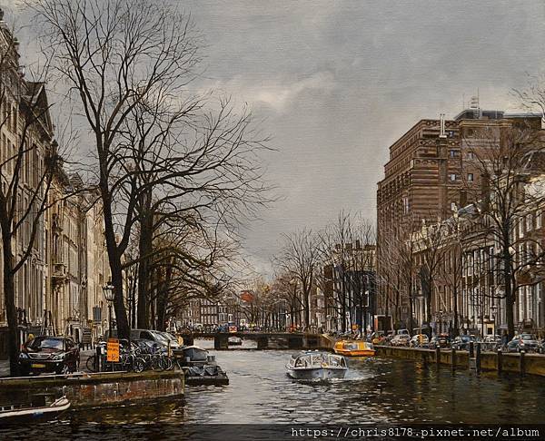 20211135301_阿姆斯特丹運河(荷蘭)_Canal Grande Amsterdam_油畫_Oil on burlap canvas_100x81cm_40F_風景_何速斯·孟赫·塞波亞_Jesus Monge Cebolla_西班牙_2018.jpg