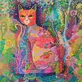 20211207907_貓兒的夢_Cat's dream_壓克力顏料_Acrylic on canvas_88.5x100cm_45號_2021_其他_諾艾蜜·伊帕茲_Noemi Ibarz_西班牙_2021.jpg