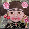 20211208035_小小芙烈達_La pequena Frida_油畫_Oil on canvas_20x20cm_2正方_人物_蜜莉雅·阿諾德_Myriam Arnold_西班牙_2020.jpg