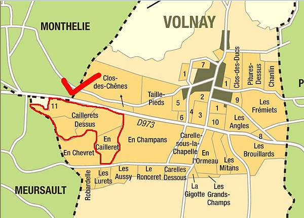 [勃根地地塊說]Volnay-Caillerets