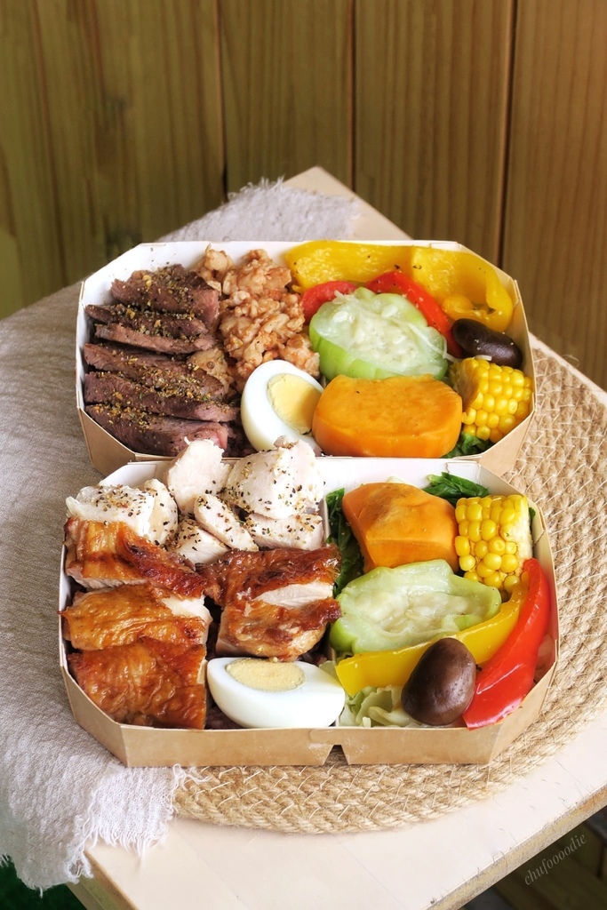 野瘦派-主打彩虹飲食法的高雄健康餐盒~少油少鹽多色蔬果低卡路