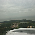 雲層上 