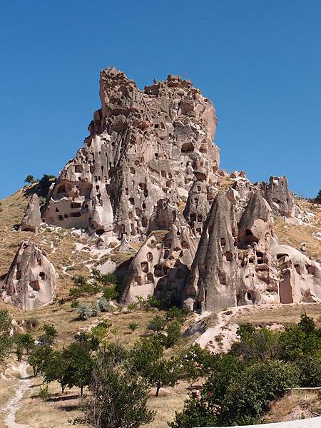 7.14卡帕多奇亞奇石 (11))霍爾的移動城堡  Uchisar Castle 烏奇西沙城堡.JPG