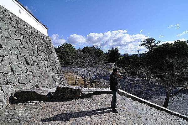 上野城前