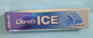 代言的Clorets ICE 口香糖 實物