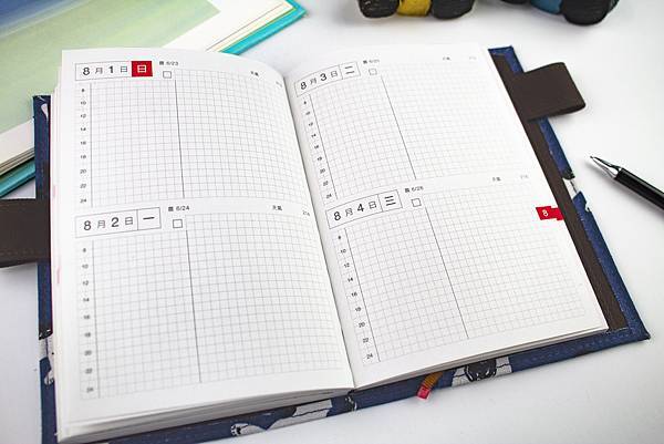 滿滿的回憶從書寫時光開始 A6兩日一頁方格手帳 珠友文化 痞客邦