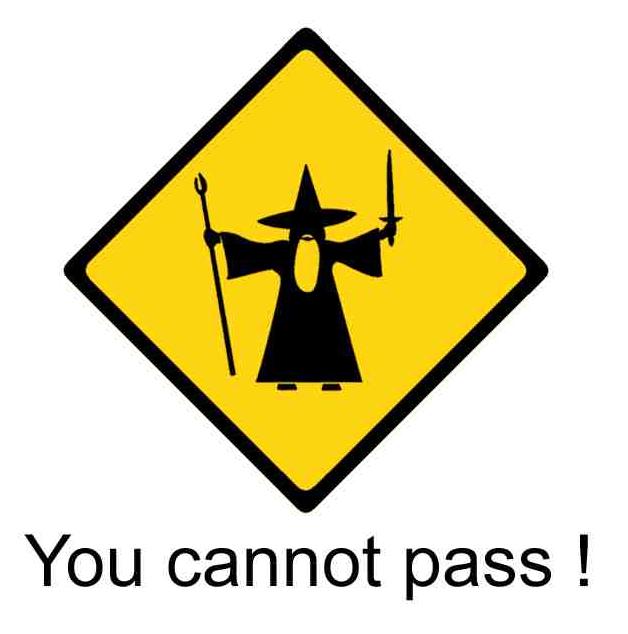 You can not pass!(2