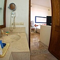 ixtapa pacifica resort-廁所照往主臥