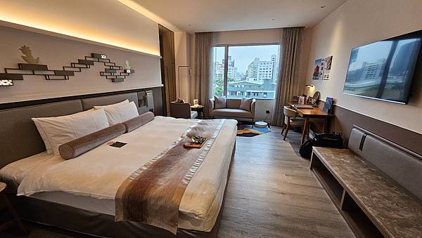 台北花園大酒店的卓越客房真的超大超級讚!