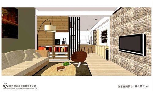 台中系統家具-美式住宅設計-系統家具-居家住宅設計 (2)