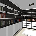 台中舊屋改造翻新 書房空間系統櫃書櫃設計.jpg