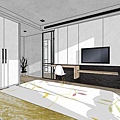 博星建設 泊心 臥室空間電視牆造型系統層板櫃設計.jpg