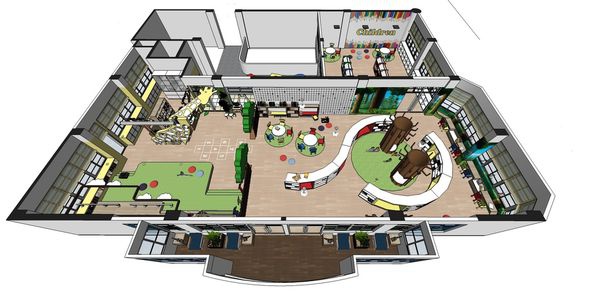 圖書館空間室內設計 室內空間設計規劃3D圖.jpg
