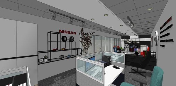 NISSAN辦公室設計 入口右側造型收納櫃設計.jpg