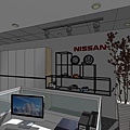 NISSAN辦公室設計 入口處造型鐵件系統櫃設計.jpg