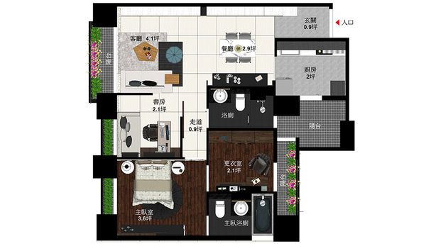 惠宇新觀室內設計 室內空間設計規劃平面圖.jpg