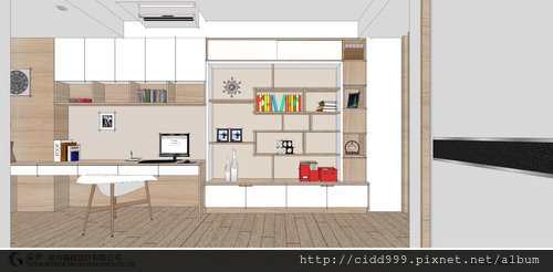 台中系統櫃 居家裝潢 衣櫃設計 臥室設計書櫃設計 (3)