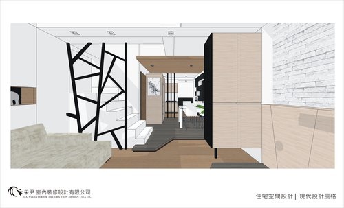 台中室內設計 居家裝潢 玄關設計 電視牆設計 (5).jpg