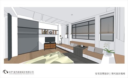 台中室內設計 居家裝潢 玄關設計 電視牆設計 (8).jpg