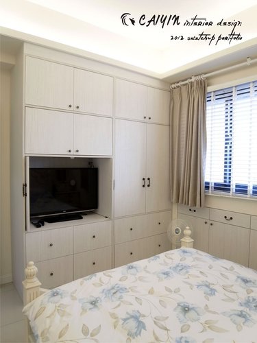 台中室內設計 居家裝潢 室內設計 天花板裝潢 臥室設計 系統家具 薪巢 (12).jpg