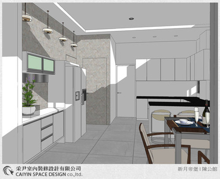 Sketch up設計 系統櫃 電視牆設計 鋁框推拉門設計 (5).jpg