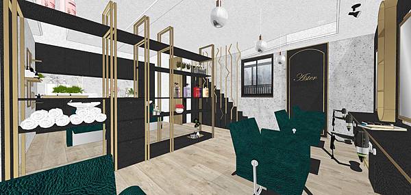 美髮salon設計 台中室內設計 現代風格 台中裝潢設計采尹設計 痞客邦