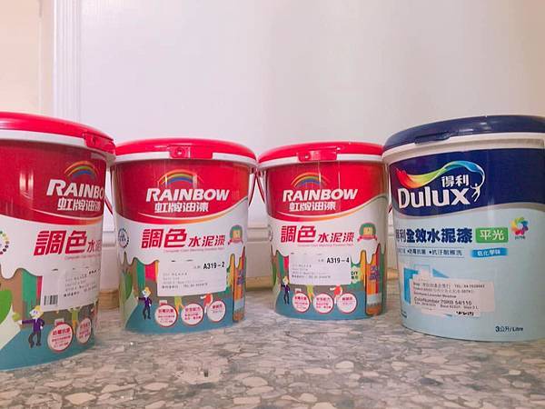 公益路美容店面裝潢-施工進度紀錄 油漆選色確認