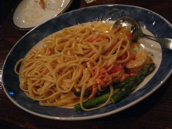 小萬的lobster and crab linguine