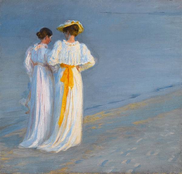 Peder_Severin_Krøyer_-_Anna_Ancher_og_Marie_Krøyer_på_stranden_ved_Skagen